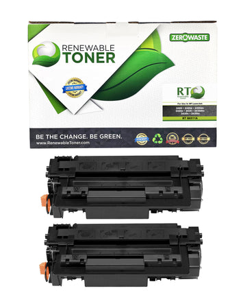 RT 11A Compatible HP Q6511A Toner Cartridge (2-pack)