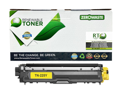 RT Brother TN-225 TN-225Y Compatible Toner Cartridge (High Yield, Yellow)