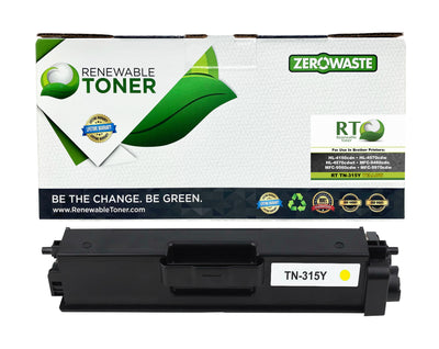 RT TN315 Compatible Brother TN-315Y Toner Cartridge (High Yield, Yellow)