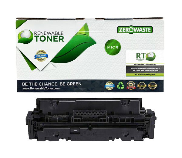 RT 414A OEM Modified HP W2020A MICR Toner Cartridge