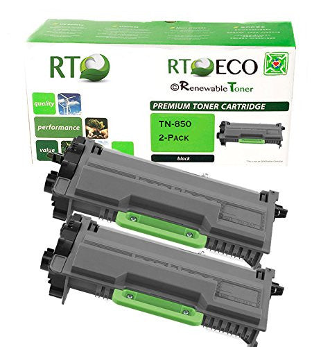 RT Compatible Toner Cartridge Replacement for Brother TN850 TN-850 High Yield (Black, 2-pack)