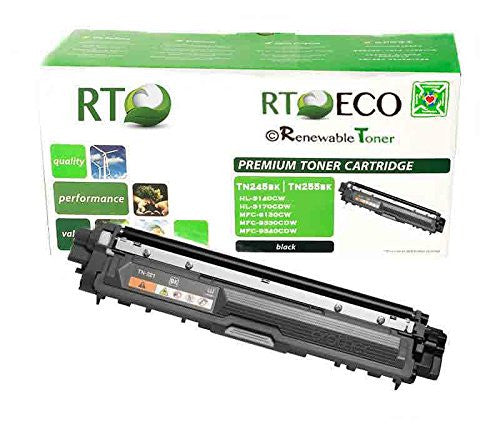 RT Compatible Toner Cartridge Replacement for Brother TN-245BK TN-255BK (Black)